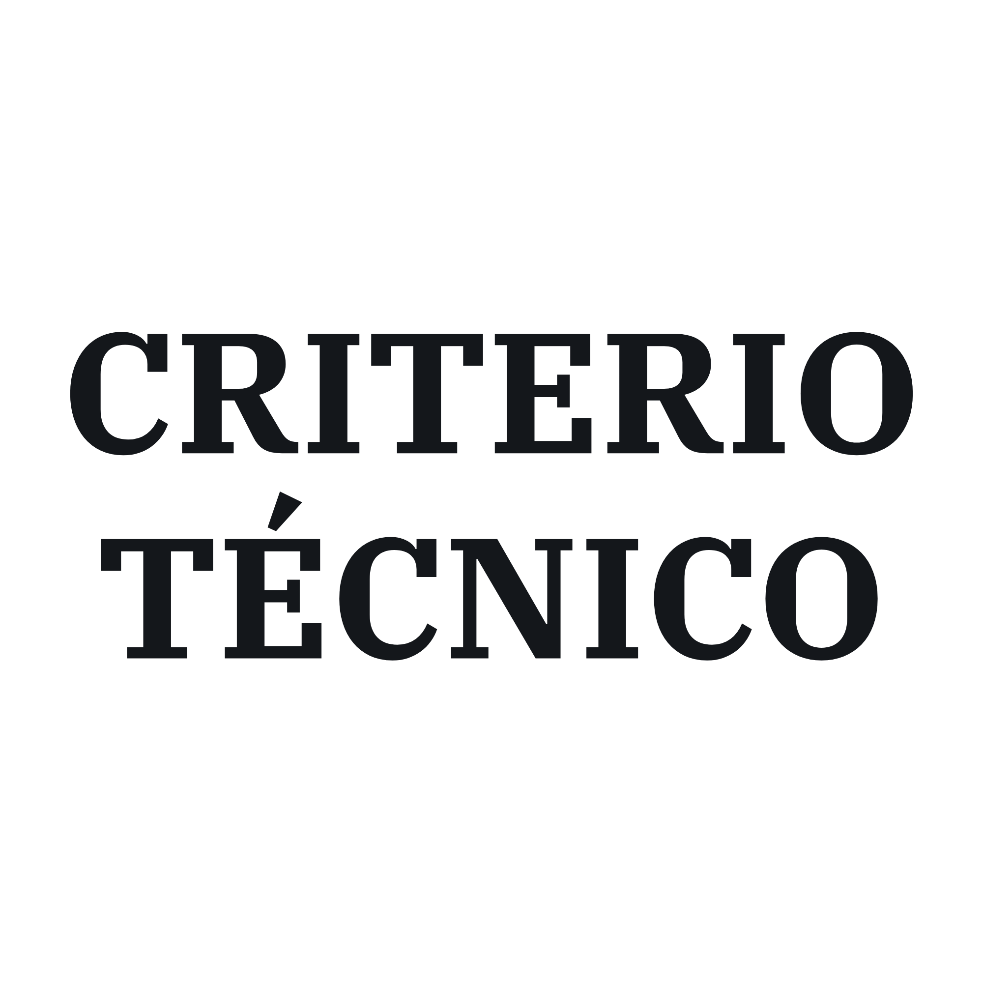 Criterio Técnico