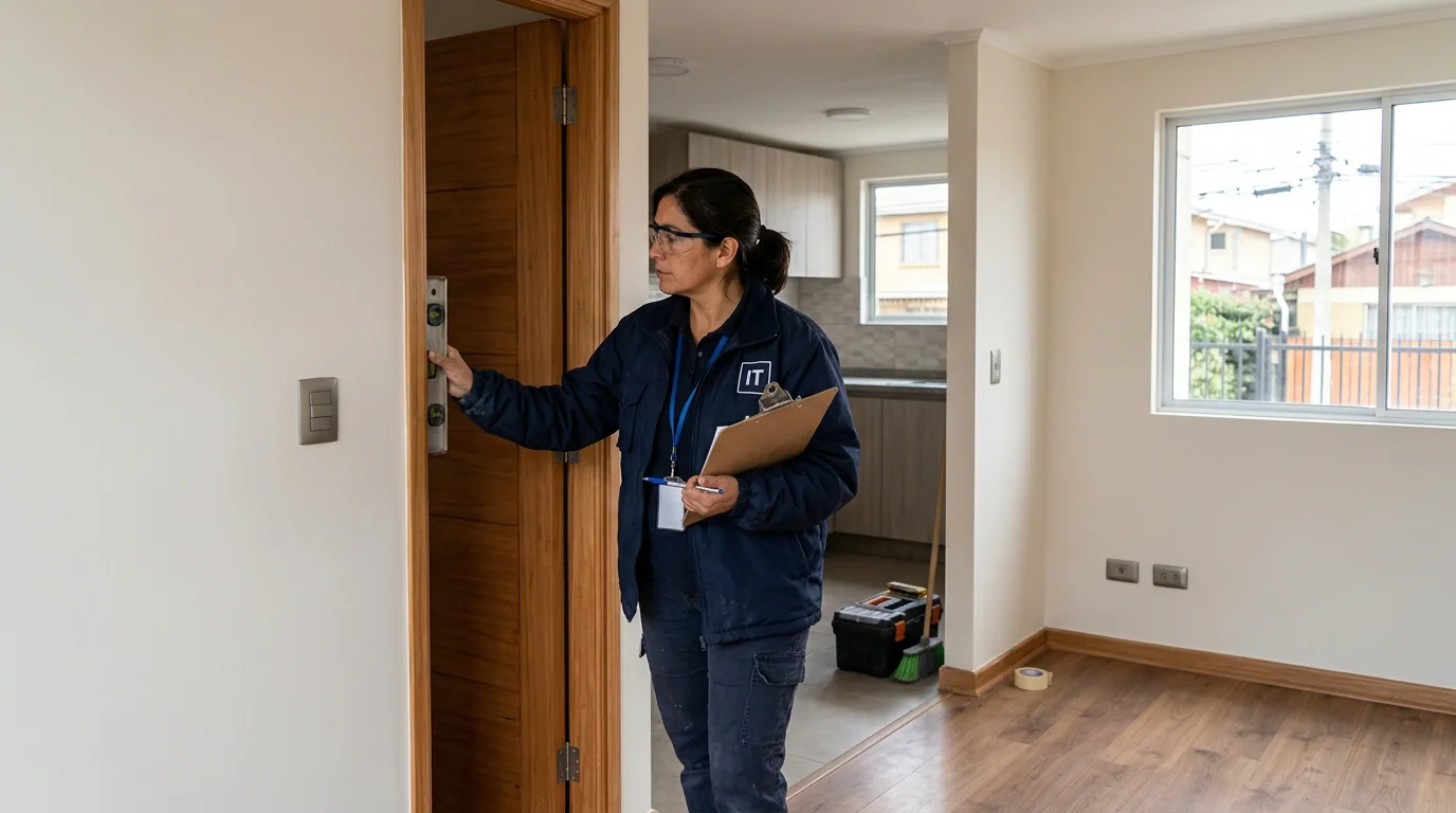 Construir sin permiso: trabajos de remodelación interior no estructural con instalación de tabiquería ligera en una vivienda.