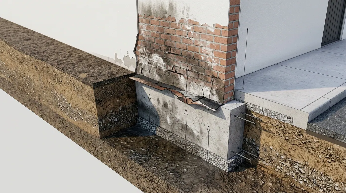 La humedad vuelve después de reparar: aislante térmico continuo instalado por la cara exterior de un muro antes del revestimiento