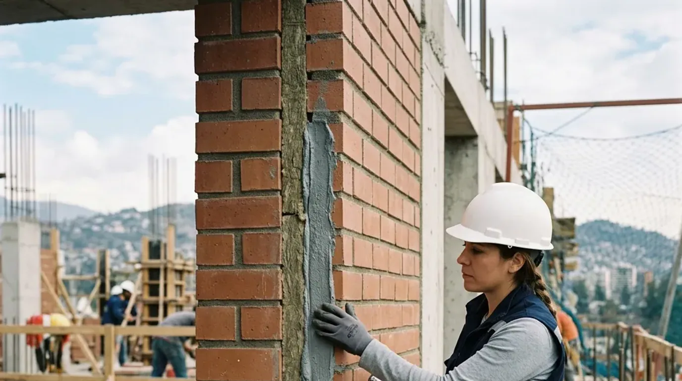Regularizar una casa: detalle técnico de tabique medianero pareado para cortafuego F-60 en ampliación habitacional